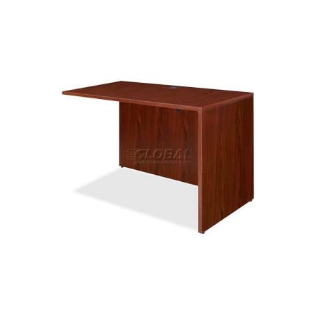 Sp Richards Lorell Return Shell - 35"W x 24"D x 29-1/2"H, Mahogany - Essentials Series LLR69389